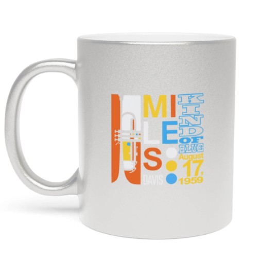 Discover Miles Davis Kind Of Blue Metallic Mugs - John Coltrane - Blue Note Records