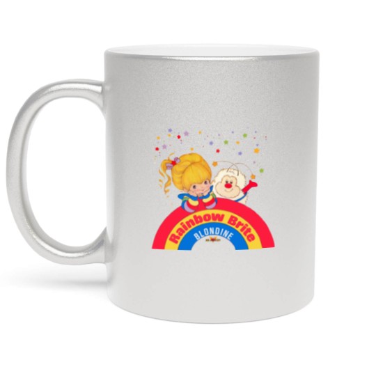 Discover Vintage Blondine Rainbow Brite Metallic Mugs