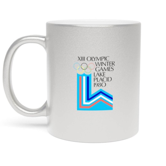 Discover Lake Placid 1980 Winter Olympics Metallic Mugs
