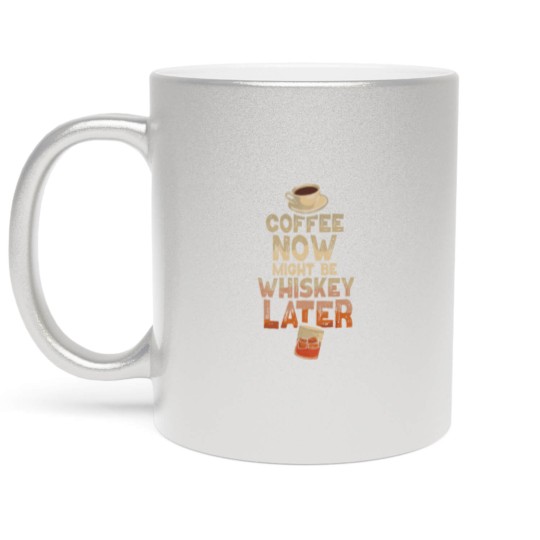 Discover Whiskey Drinker Quote Bourbon Metallic Mugs