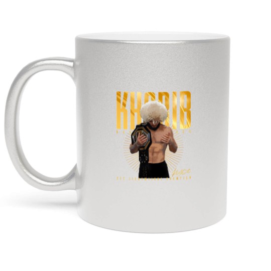 Discover Khabib Nurmagomedov - Khabib Nurmagomedov Mixed Martial Art - Metallic Mugs