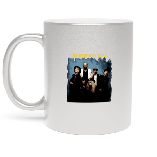 Discover 1990 Fleetwood Mac Behind The Mask Tour Metallic Mugs, 90s Retro Vintage Metallic Mugs
