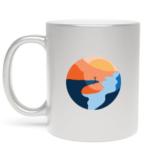 Discover Trolltunga Fjord Norway Souvenir Gift Metallic Mugs