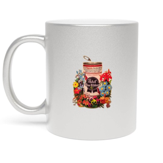 Discover Vintage Beer 1970s Metallic Mugs Metallic Mugs