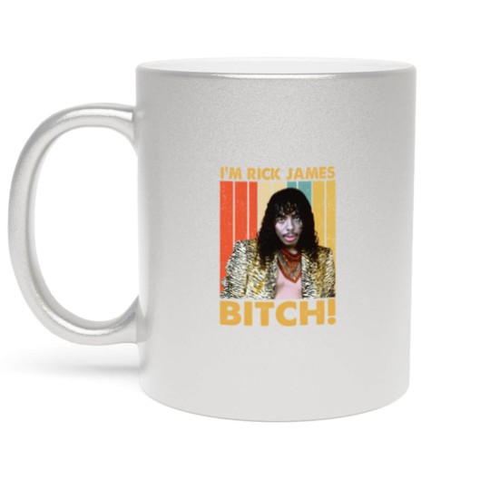 Discover Vintage I'm Rick James Bitch Essential Metallic Mugs