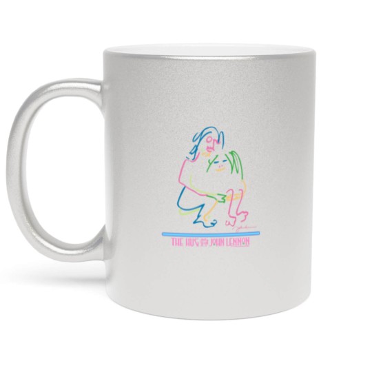 Discover Vintage J Lennon "The Hug" Metallic Mugs