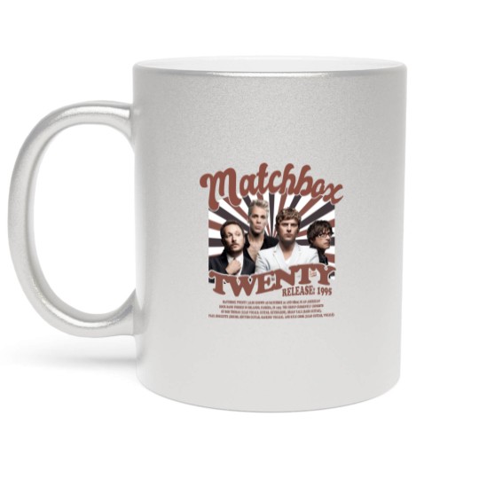 Discover Matchbox Twenty Merch Music Metallic Mugs, Matchbox Twenty Rock Tour Music Graphic Metallic Mugs