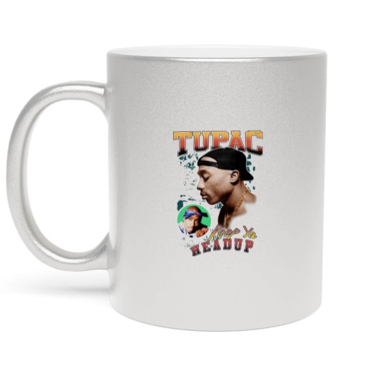 Discover Keep Ya Head Up Tupac Metallic Mugs, 2Pac Metallic Mugs