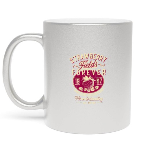 Discover Strawberry Fields Forever Metallic Mugs