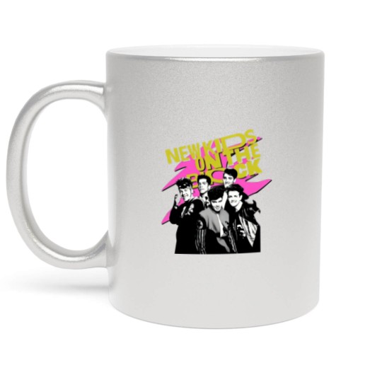 Discover Vintage NKOT Block Pink, NK on The Block Vintage Style Metallic Mugs, Mixtape Tour 2022 Metallic Mugs, NKOT Block Band Metallic Mugs, NKOT Block Concert Metallic Mugs