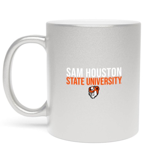 Discover sam houston state bearkats stacked pullover Metallic Mugs