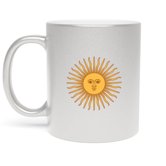 Discover Argentinian Sun Metallic Mugs