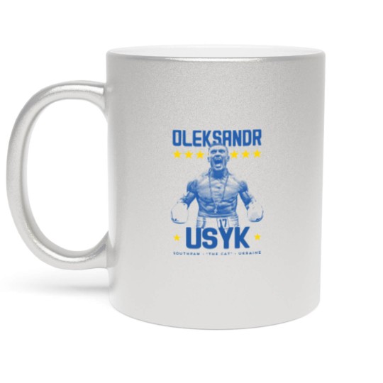 Discover Oleksandr Usyk Metallic Mugs