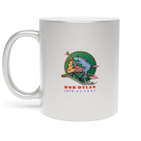 Discover Vintage 1988 Bob Dylan Metallic Mugs Classic Metallic Mugs