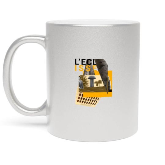 Discover L_ Eclisse - Michelangelo Antonioni Metallic Mugs