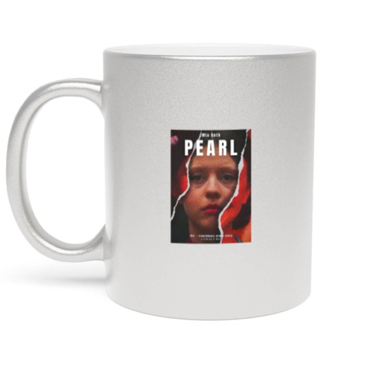 Discover Pearl Movie Unisex Metallic Mugs, Mia Goth