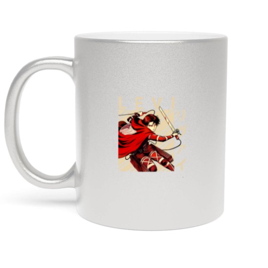 Discover Levi Ackerman - Captain Levi - Metallic Mugs