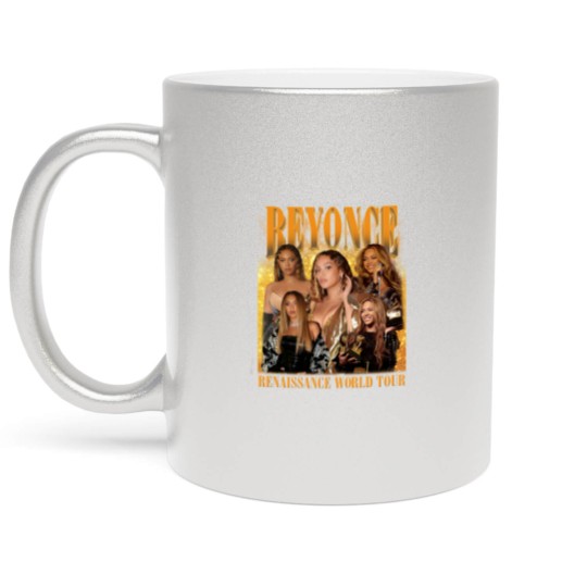 Discover Beyonce, Renaissance 2023 World Tour, Vintage Beyonce  2023, Beyonce Metallic Mugs