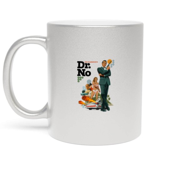 Discover James Bond Dr.No V2 Metallic Mugs Vintage Movie Metallic Mugs