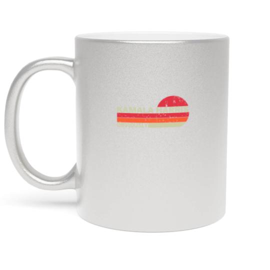 Discover Retro Kamala Obviously Harris Obviously Metallic Mugs