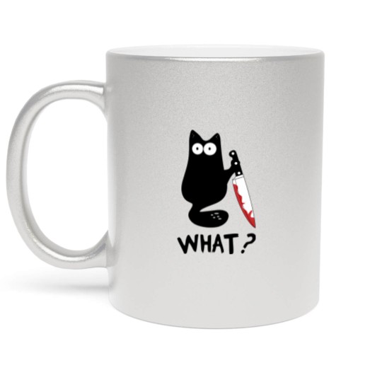 Discover Cat What Metallic Mugs