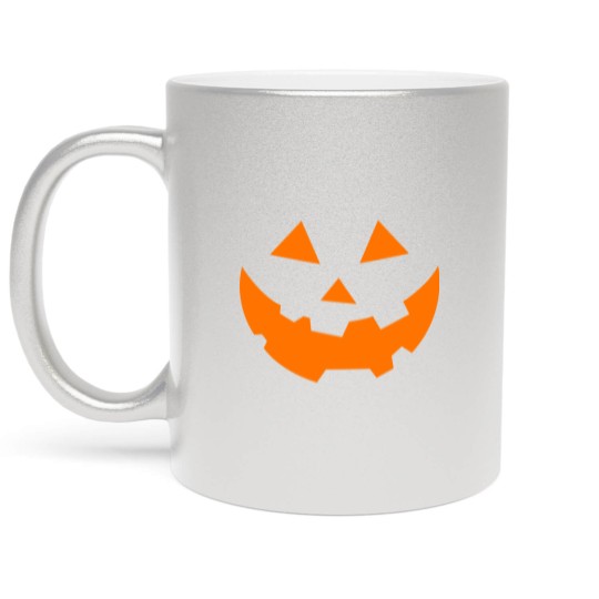 Discover Halloween Pumpkin Face Metallic Mugs, Cute Halloween Metallic Mugs, Halloween Party Costume 2023, Halloween Matching Metallic Mugs, Halloween Gift for Friend
