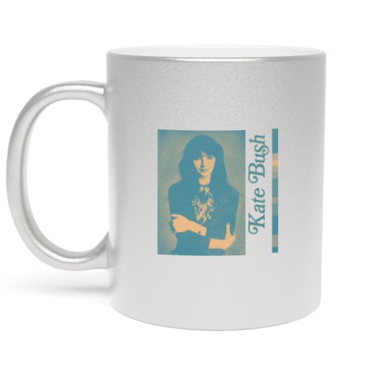 Discover Kate Bush / Retro Style FanArt - Kate Bush - Metallic Mugs