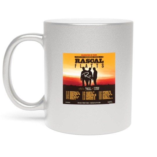 Discover Rascal Flatts Anniversary Life is a Highway Metallic Mugs