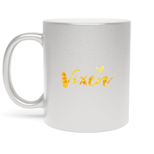 Discover Hotwife Vixen with Butterfly. Metallic Mugs