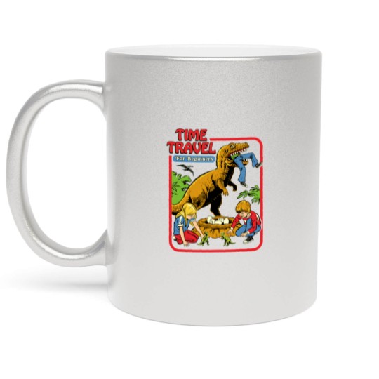 Discover Time Travel For Beginners Metallic Mugs