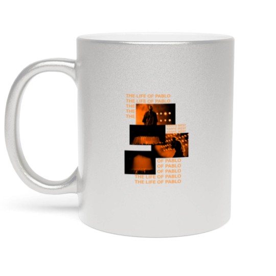Discover The Life Of Pablo Inspired Album Cover Style Metallic Mugs