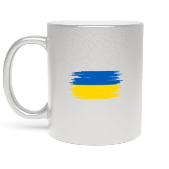 Discover Ukraine Flag - Ukraine - Metallic Mugs