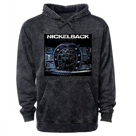 Discover Rare Dark Horse Nickelback Unisex Gift For Fans Mineral Wash Hoodies