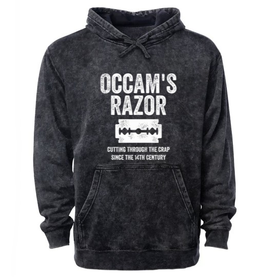 Discover Occam s Razor Mineral Wash Hoodies