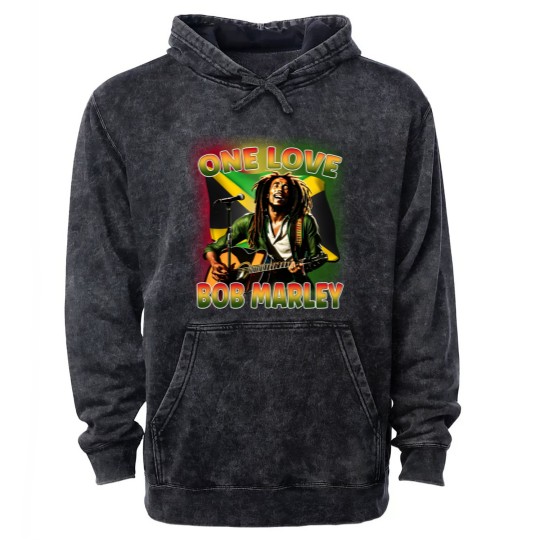 Discover Bob Marley One Love Mineral Wash Hoodies, Bob Marley Mineral Wash Hoodies