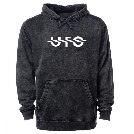 Discover UFO ROCK BAND DE Mineral Wash Hoodies