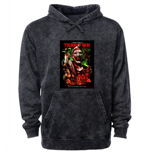 Discover Hell On Mineral Wash Hoodies Terrifiers 2 Mineral Wash Hoodies, Scary Clown Mineral Wash Hoodies, Halloween Mineral Wash Hoodies