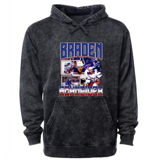 Discover Braden Schneider Mineral Wash Hoodies Ice Hockey American