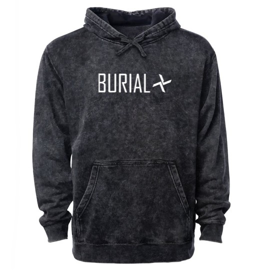 Discover Burial Mineral Wash Hoodies