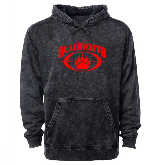 Discover Blackwater Classic Logo Mineral Wash Hoodies