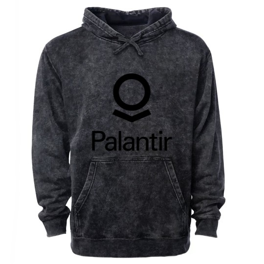 Discover Palantir company Mineral Wash Hoodies