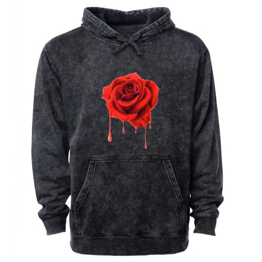 Discover Painting the Roses Red Mineral Wash Hoodies
