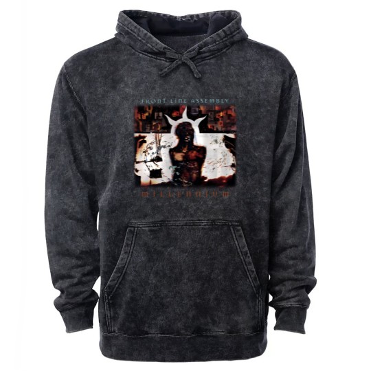 Discover Front Line Assembly Mineral Wash Hoodies rock Mineral Wash Hoodies