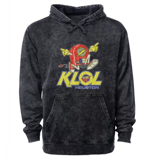 Discover KLOL FM Houston 1970 Mineral Wash Hoodies