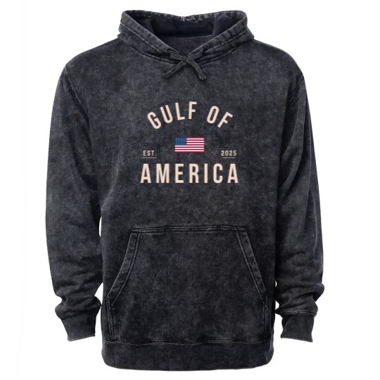Discover Gulf of America Mineral Wash Hoodies, Comfort Colors Unisex Patriotic Mineral Wash Hoodies, United States of America Mineral Wash Hoodies