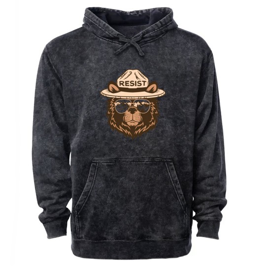 Discover Alt National Park Service Resist - bear resistance resist Mineral Wash Hoodies