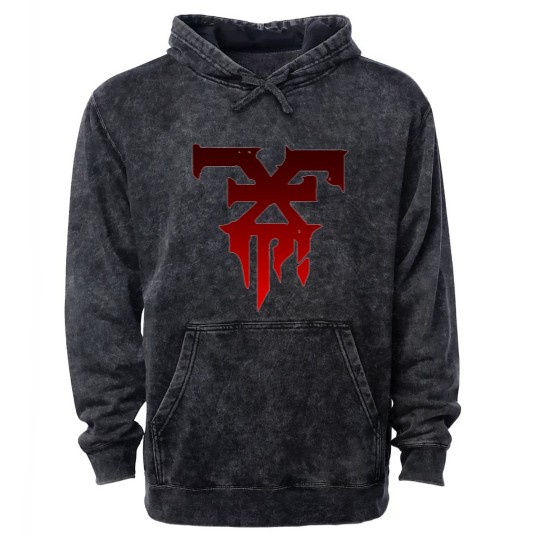 Discover Khorne symbol Mineral Wash Hoodies