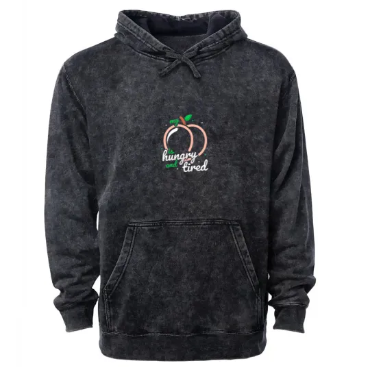 Discover Peach Fruit Print Just Apricot Peachy Hungry And T Mineral Wash Hoodies