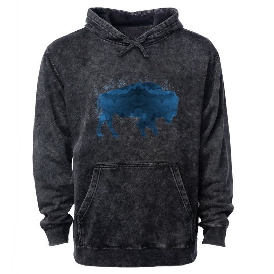 Discover Buffalo / Bison Mineral Wash Hoodies