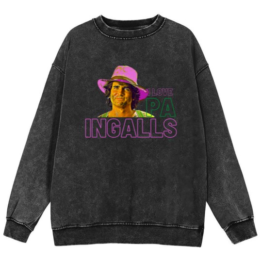 Discover PA INGALLS - Little House On The Prairie - Mineral Wash Sweatshirts